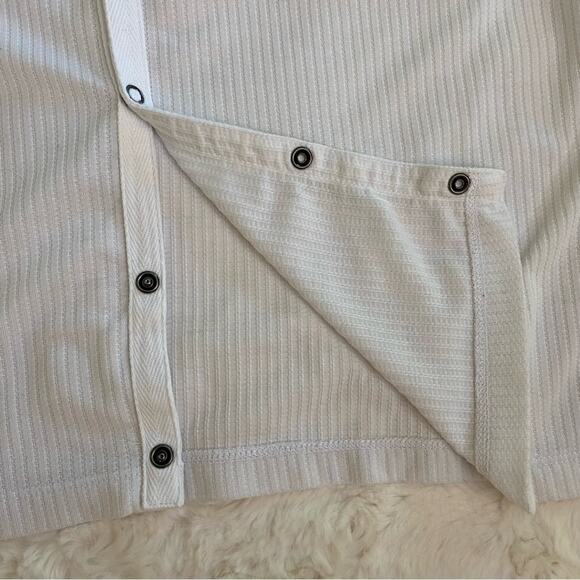 Vans Women's White Logo Medium Snap Back Ribbed Casual Tank Top - Picture 7 of 9